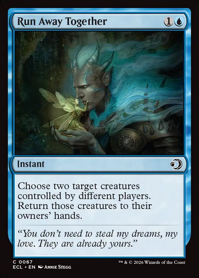 Run Away Together - carta Magic The Gathering