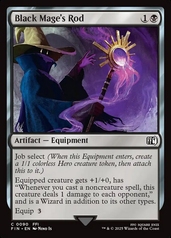 Black Mage's Rod - carta Magic The Gathering
