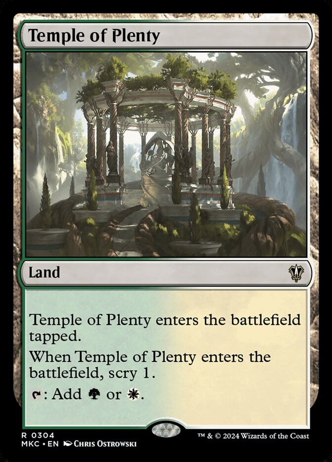 Temple of Plenty - carta Magic The Gathering