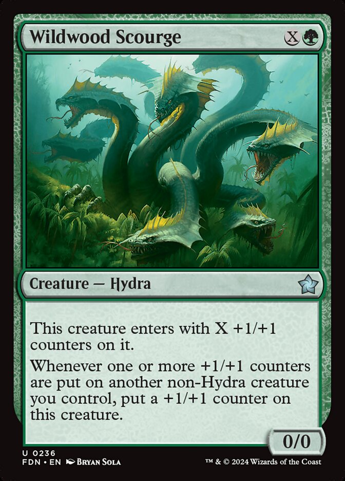 Wildwood Scourge - carta Magic The Gathering