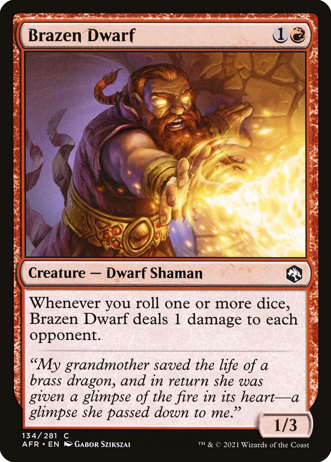 Brazen Dwarf - carta Magic The Gathering