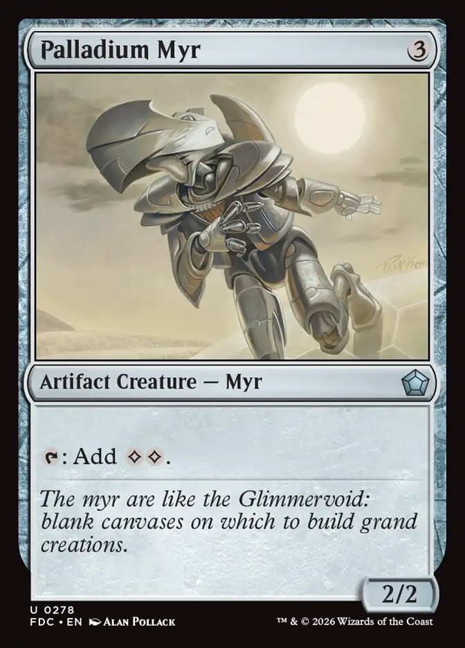 Palladium Myr - carta Magic The Gathering