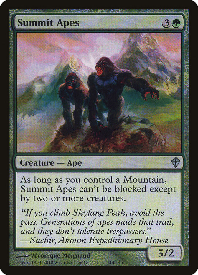 Summit Apes - carta Magic The Gathering