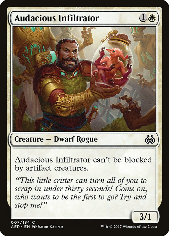 Audacious Infiltrator - carta Magic The Gathering
