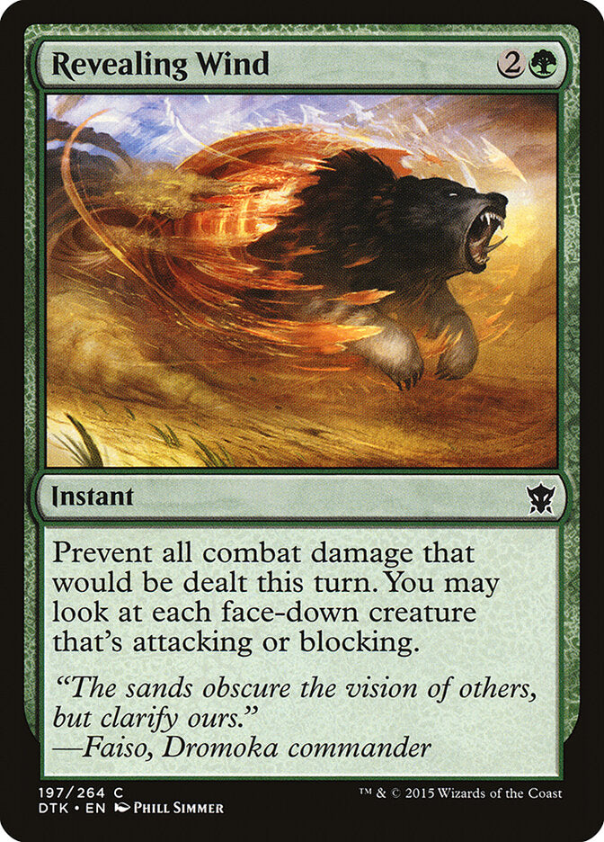 Revealing Wind - carta Magic The Gathering
