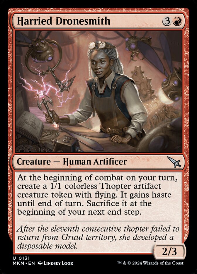 Harried Dronesmith - carta Magic The Gathering