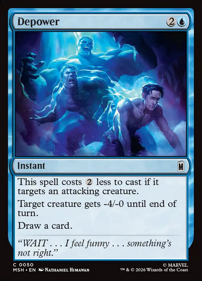Depower - carta Magic The Gathering