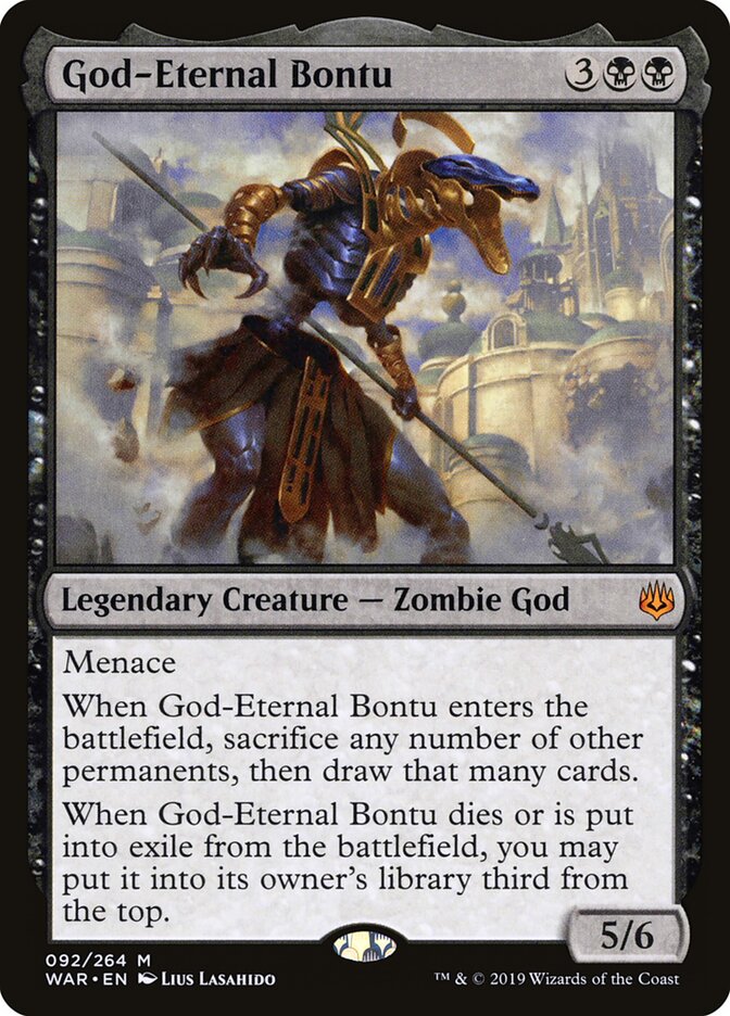 God-Eternal Bontu - carta Magic The Gathering