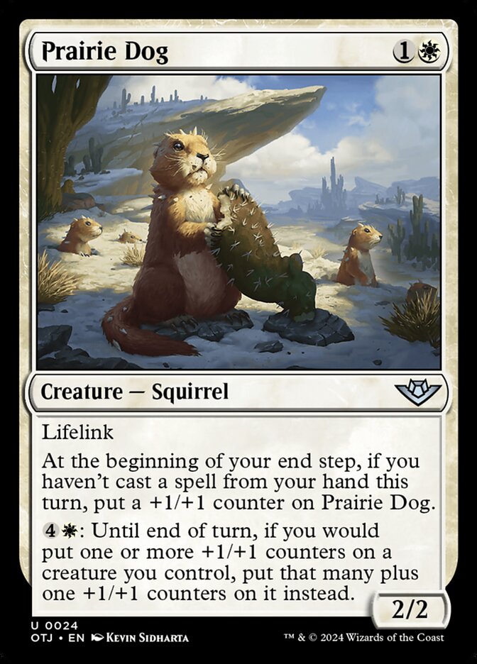 Prairie Dog - carta Magic The Gathering