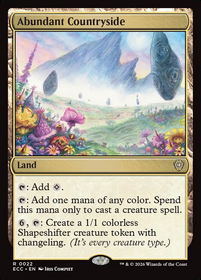 Abundant Countryside - carta Magic The Gathering