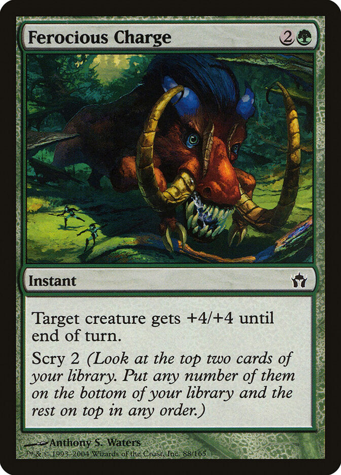 Ferocious Charge - carta Magic The Gathering
