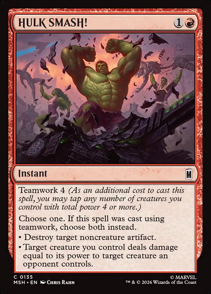 HULK SMASH! - carta Magic The Gathering