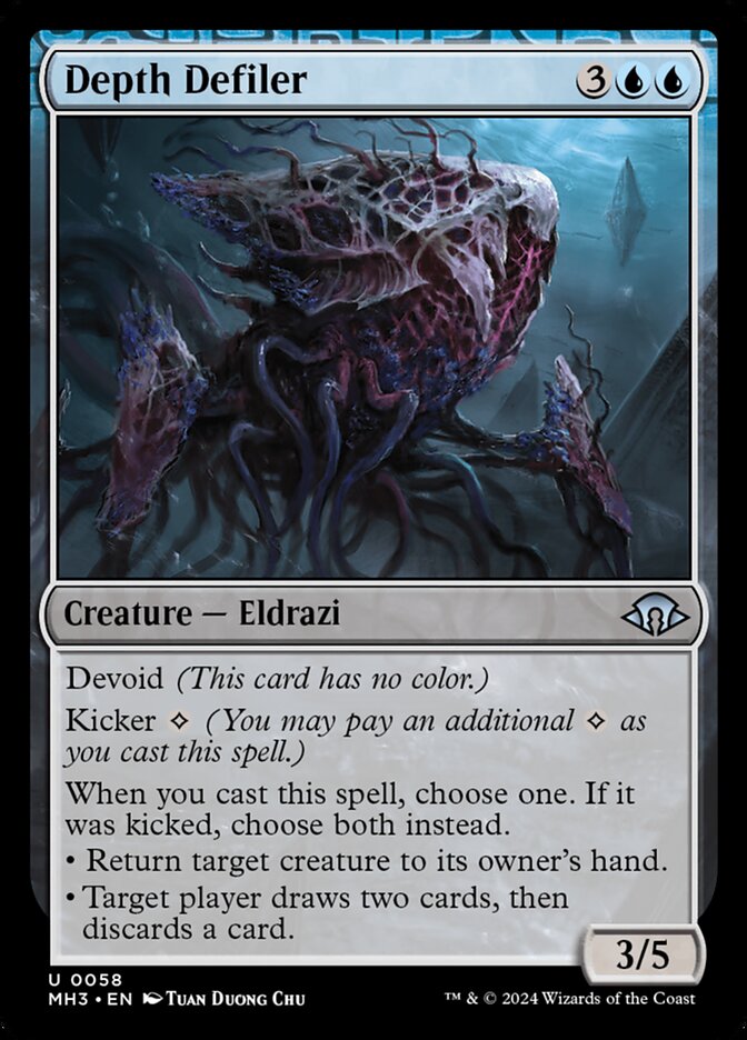 Depth Defiler - carta Magic The Gathering