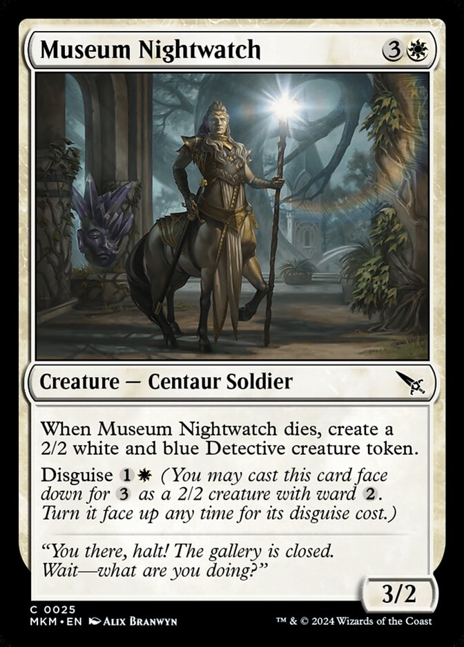 Museum Nightwatch - carta Magic The Gathering