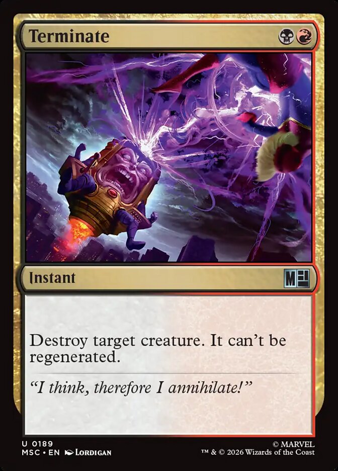 Terminate - carta Magic The Gathering