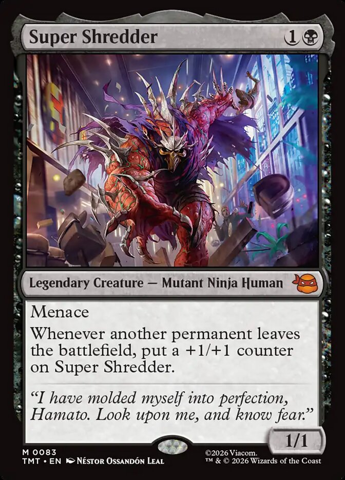 Super Shredder - carta Magic The Gathering