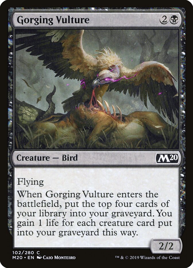 Gorging Vulture - carta Magic The Gathering