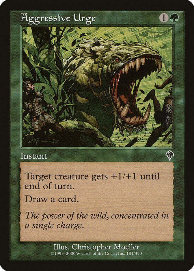 Aggressive Urge - carta Magic The Gathering