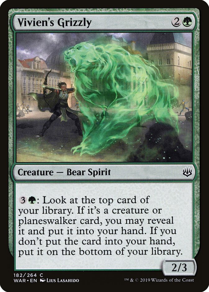 Vivien's Grizzly - carta Magic The Gathering