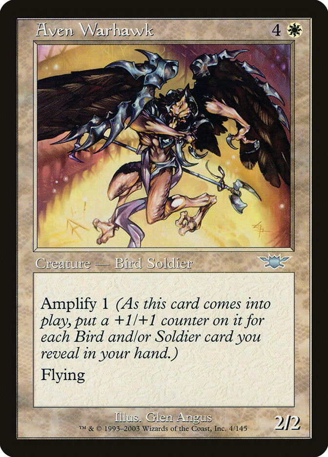 Aven Warhawk - carta Magic The Gathering