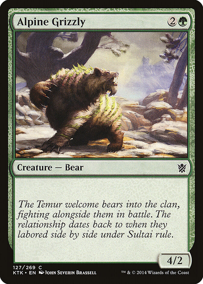 Alpine Grizzly - carta Magic The Gathering