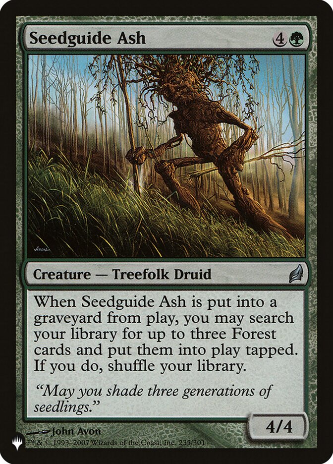 Seedguide Ash - carta Magic The Gathering
