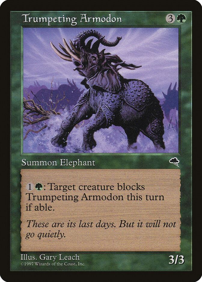 Trumpeting Armodon - carta Magic The Gathering