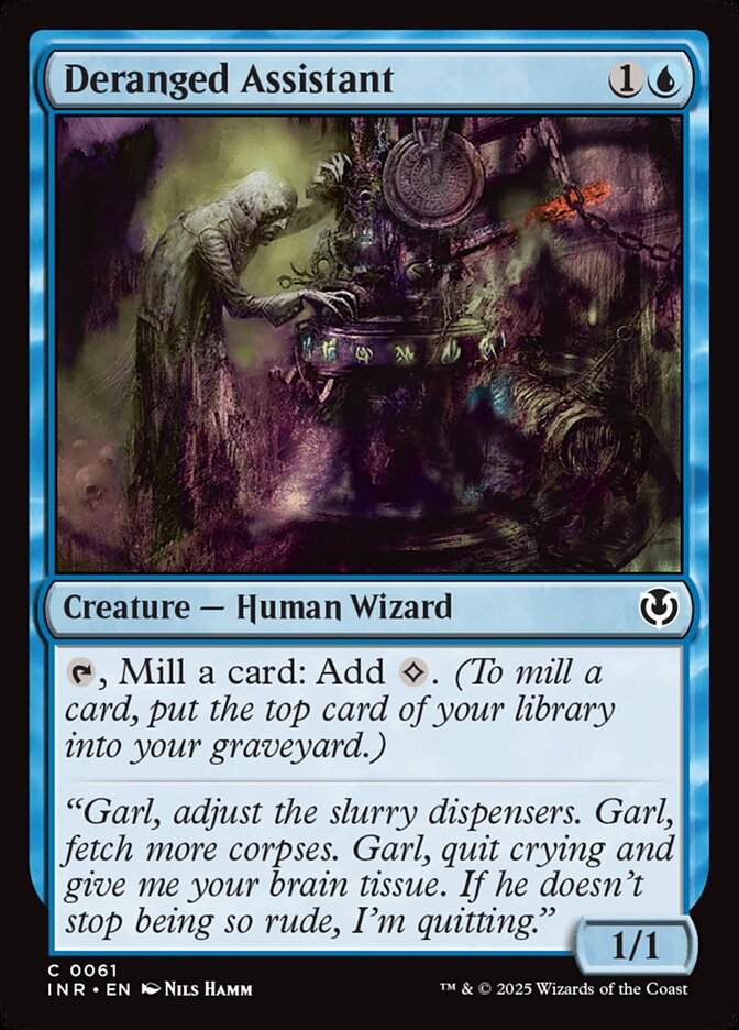 Deranged Assistant - carta Magic The Gathering