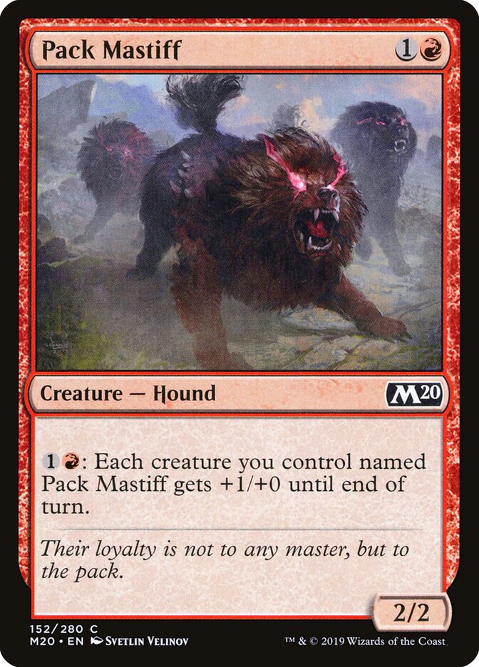 Pack Mastiff - carta Magic The Gathering