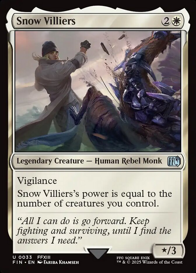 Snow Villiers - carta Magic The Gathering