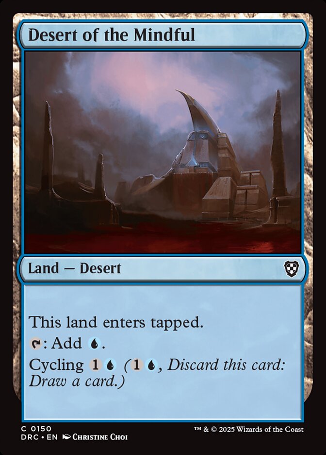 Desert of the Mindful - carta Magic The Gathering