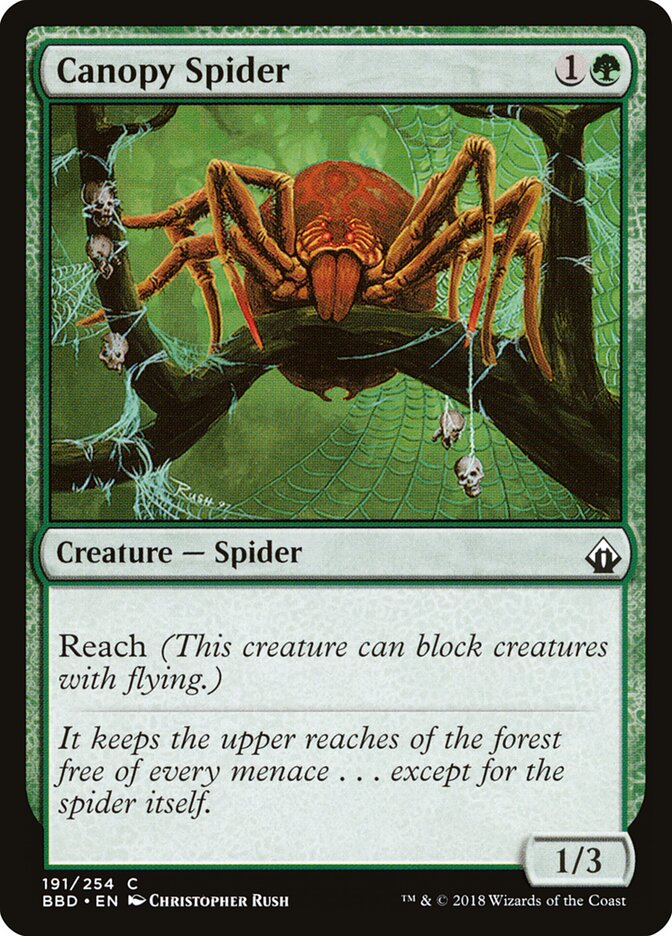 Canopy Spider - carta Magic The Gathering