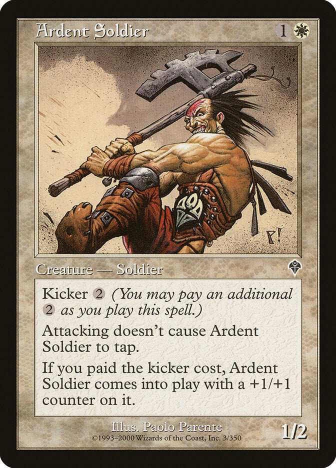 Ardent Soldier - carta Magic The Gathering