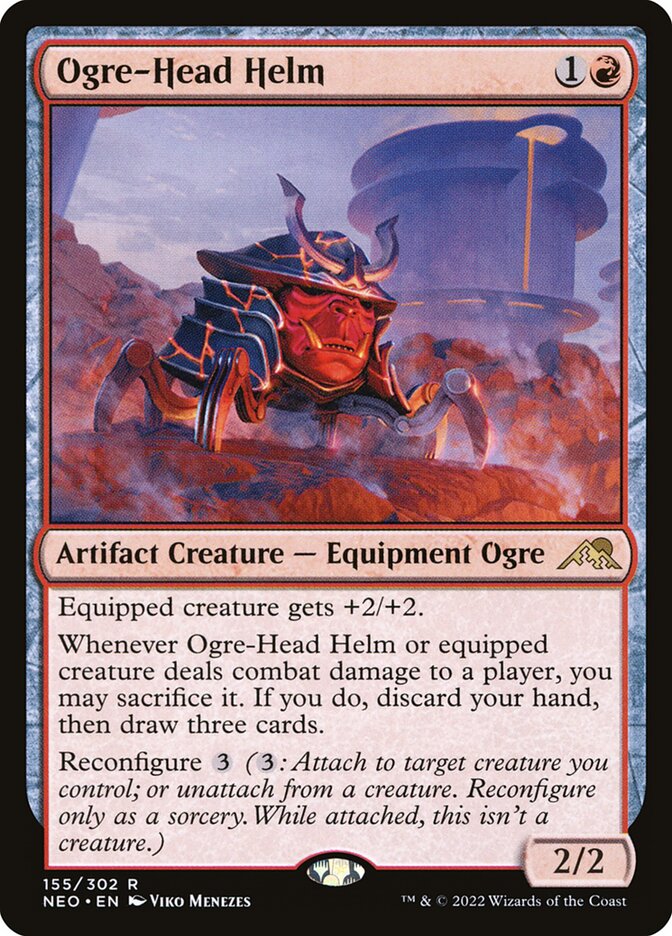 Ogre-Head Helm - carta Magic The Gathering