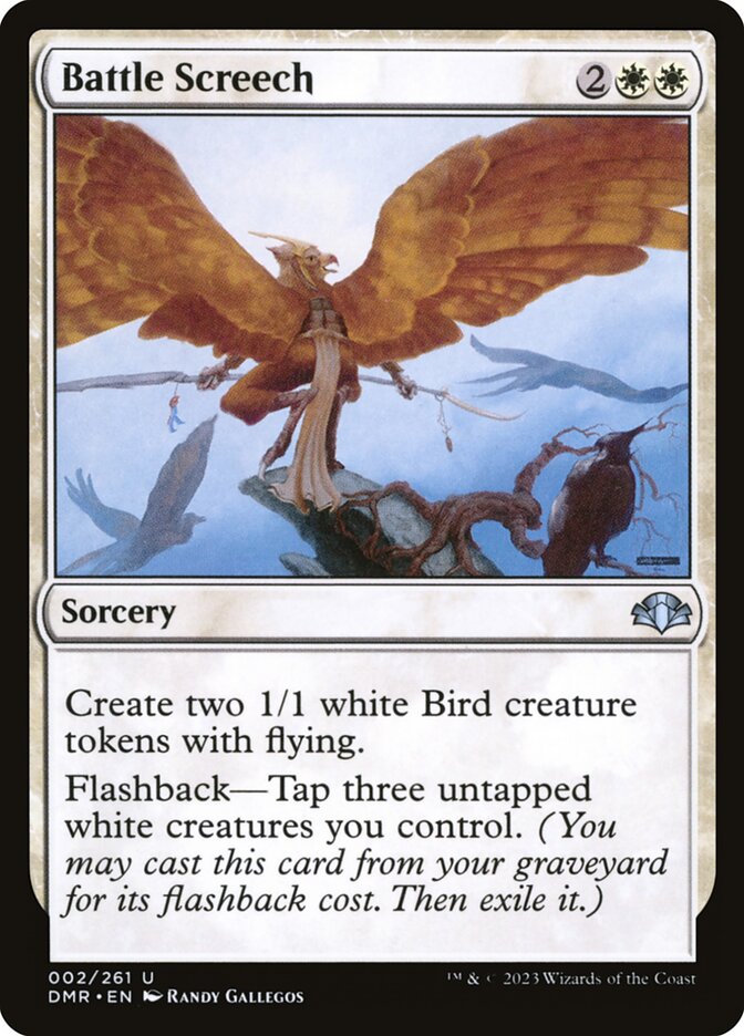 Battle Screech - carta Magic The Gathering