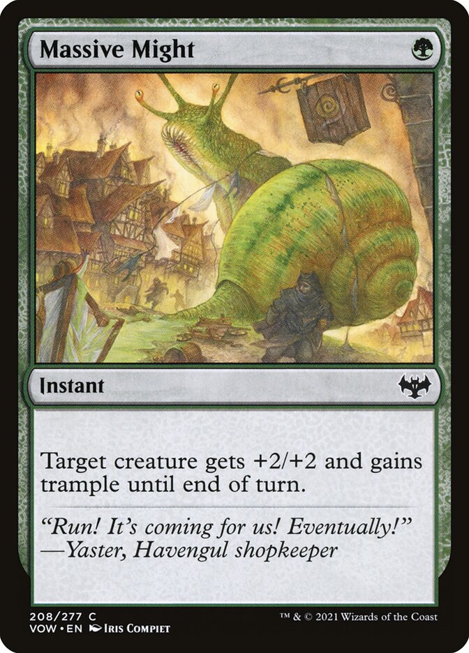 Massive Might - carta Magic The Gathering