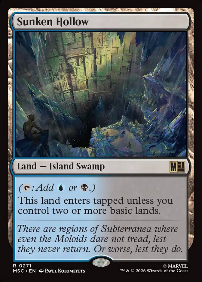 Sunken Hollow - carta Magic The Gathering