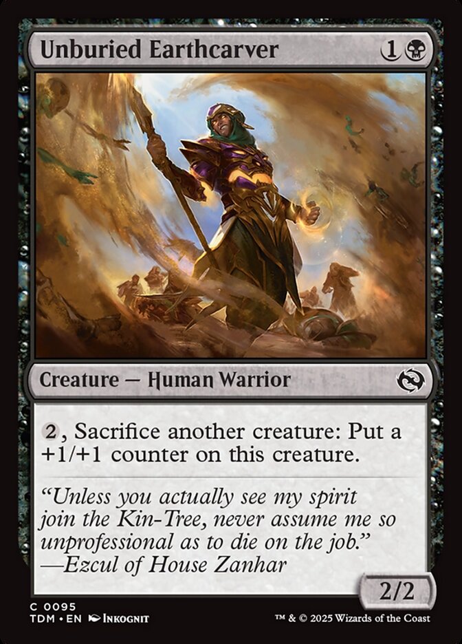 Unburied Earthcarver - carta Magic The Gathering
