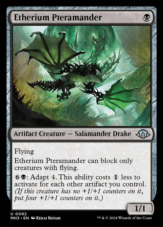 Etherium Pteramander - carta Magic The Gathering