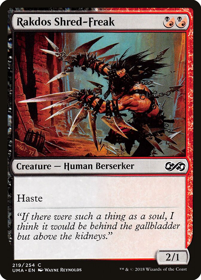 Rakdos Shred-Freak - carta Magic The Gathering