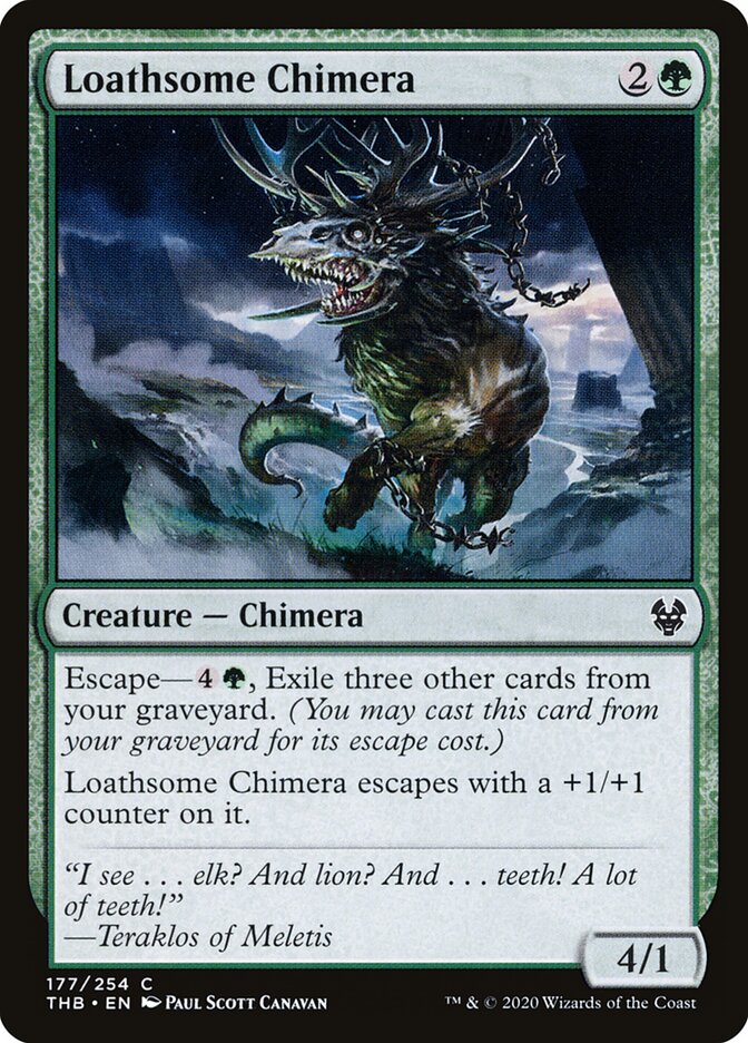 Loathsome Chimera - carta Magic The Gathering