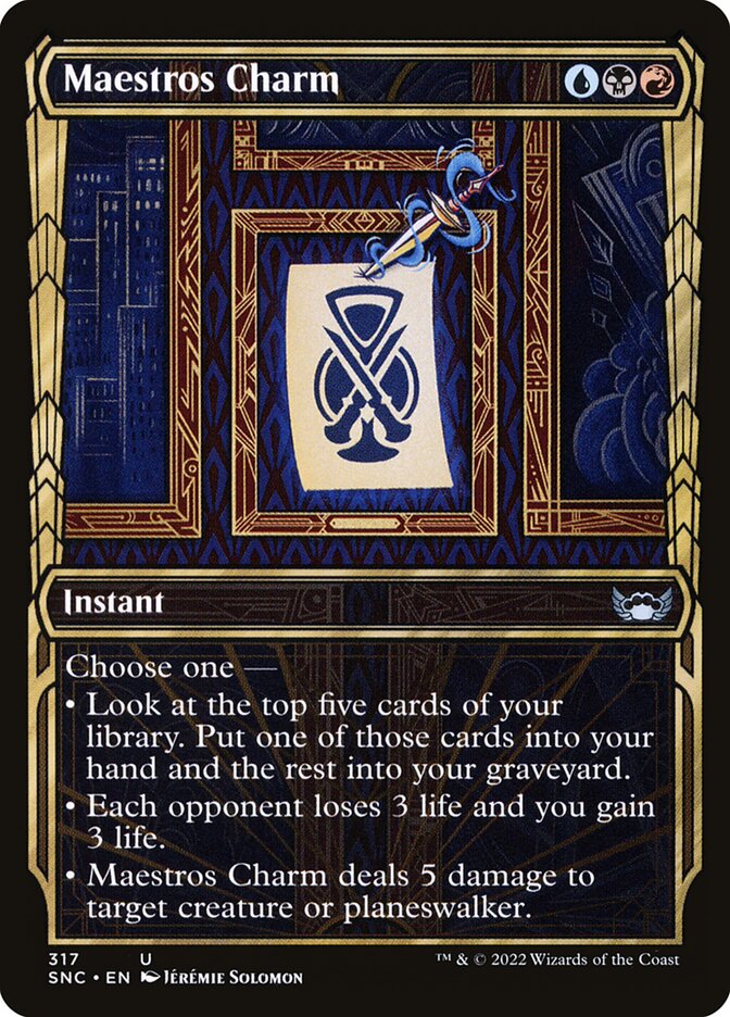 Maestros Charm - carta Magic The Gathering