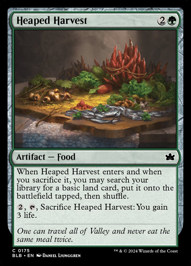 Heaped Harvest - carta Magic The Gathering