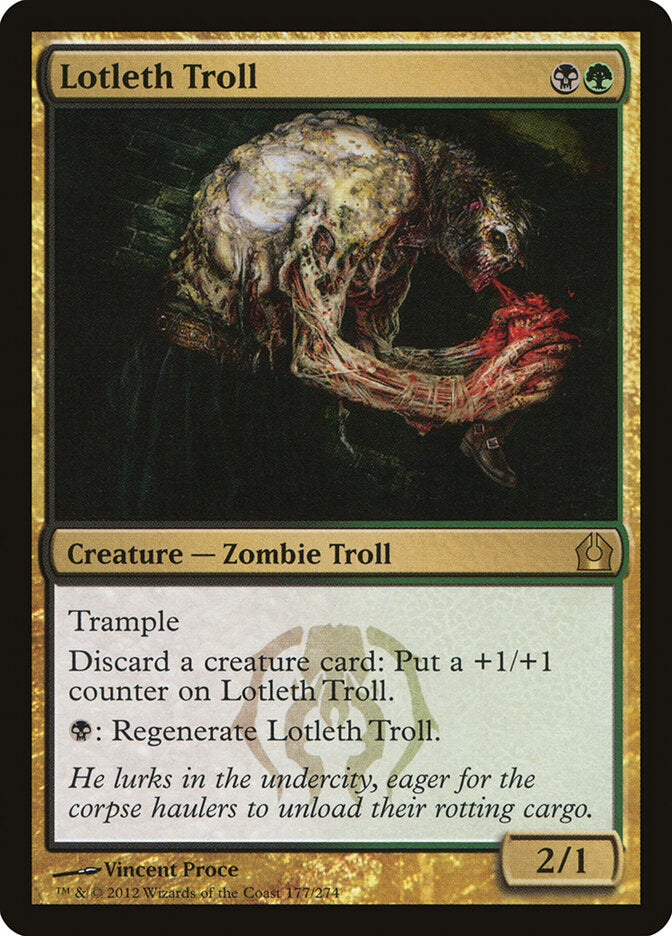 Lotleth Troll - carta Magic The Gathering