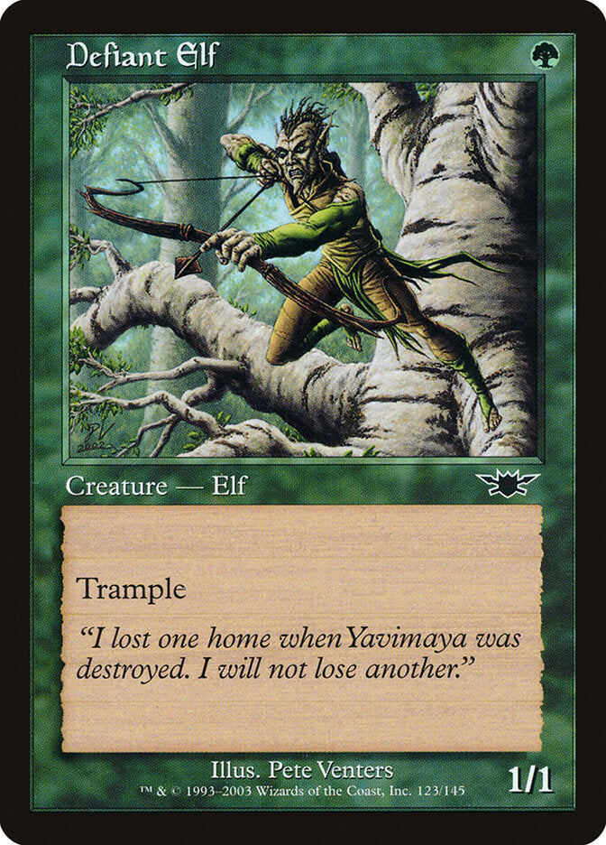 Defiant Elf - carta Magic The Gathering