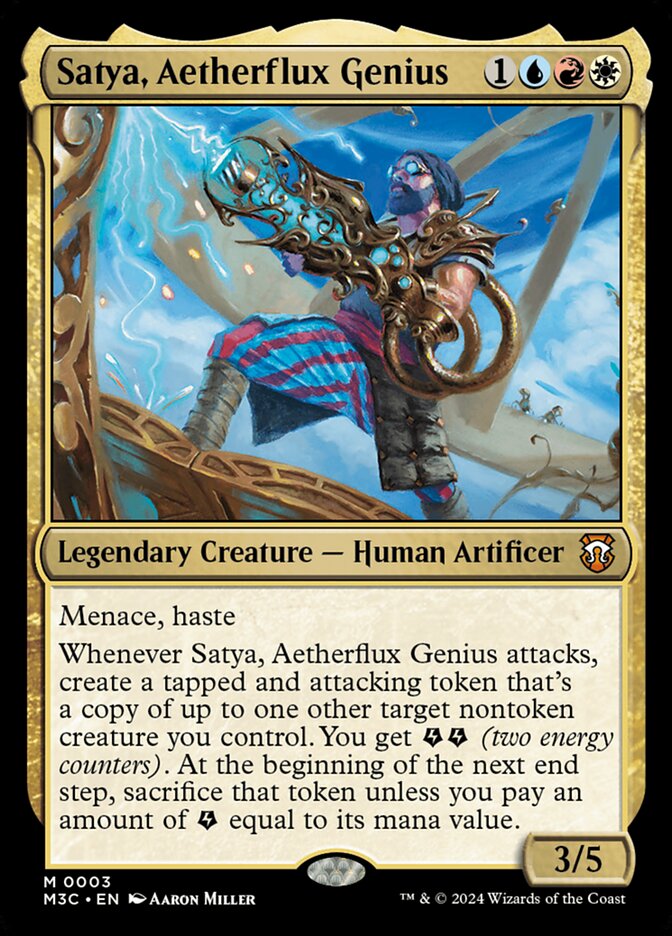 Satya, Aetherflux Genius - M3C-003-F-LDG