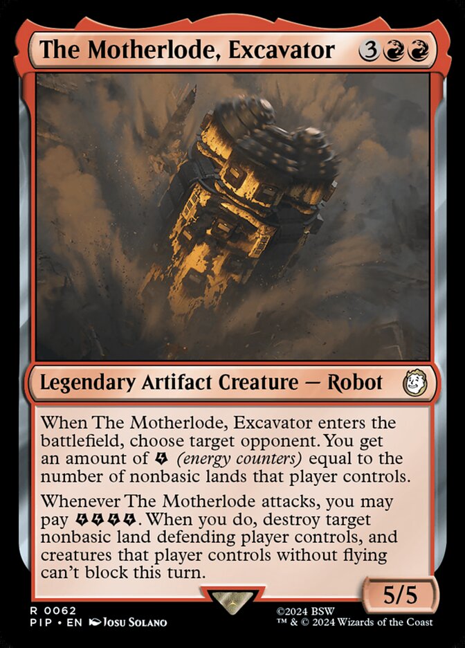 The Motherlode, Excavator - carta Magic The Gathering
