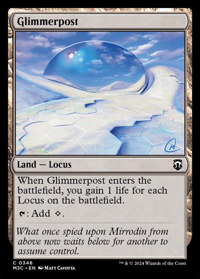 Glimmerpost - M3C-346-NF-RP