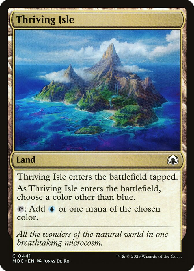 Thriving Isle - carta Magic The Gathering