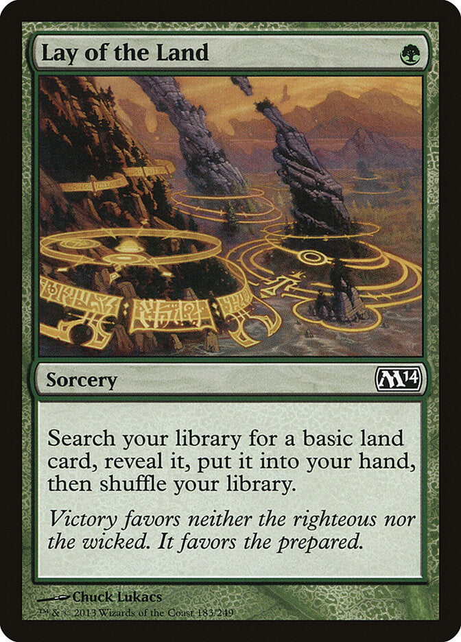 Lay of the Land - carta Magic The Gathering
